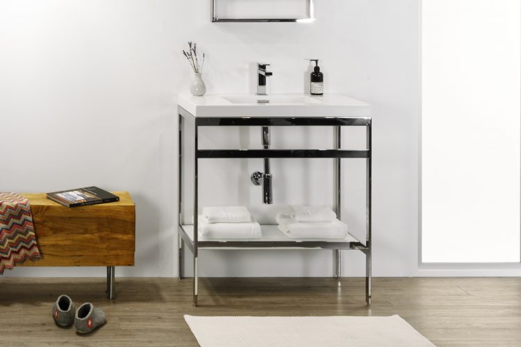 Alicante' 39.5 Single Vanity Cabinet, Grey Smoke, Radiant Gold – The  Lifestyle Lab