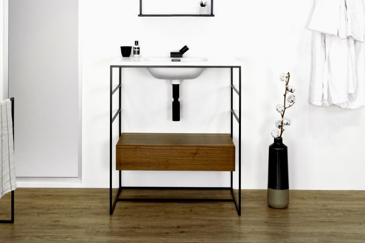 Alicante' 39.5 Single Vanity Cabinet, Grey Smoke, Radiant Gold – The  Lifestyle Lab