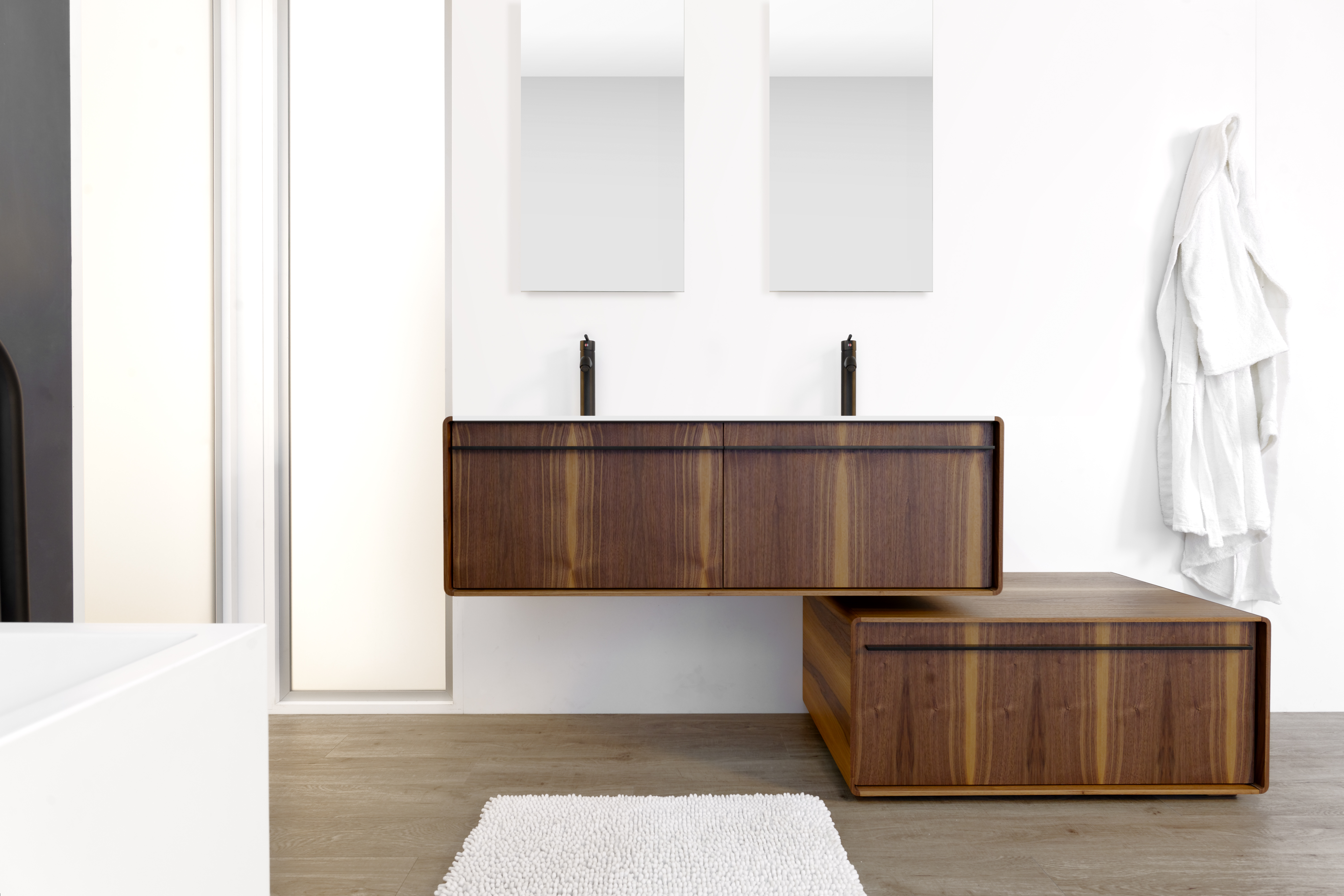 Wall-mount vanities