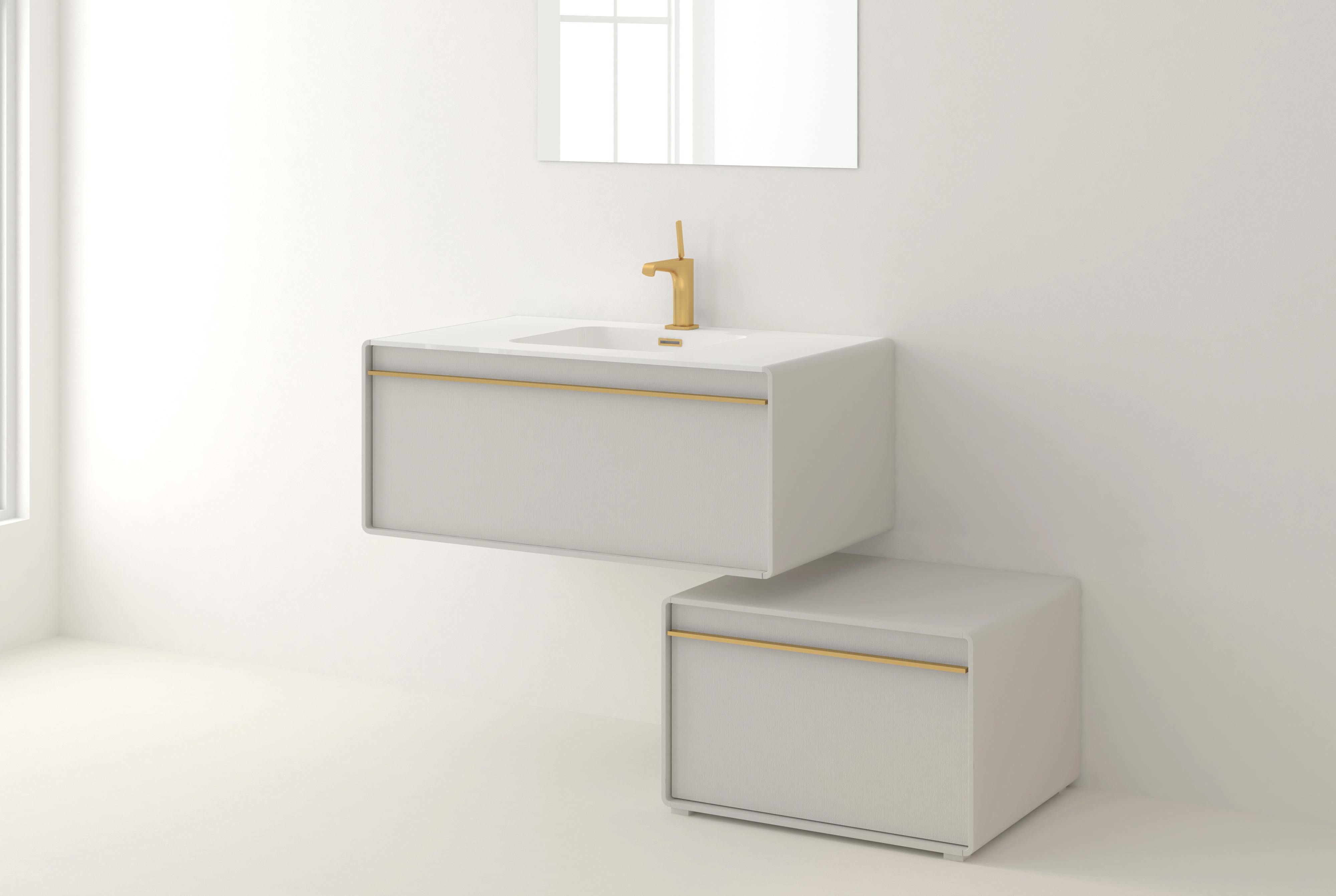 deco wall mount vanity