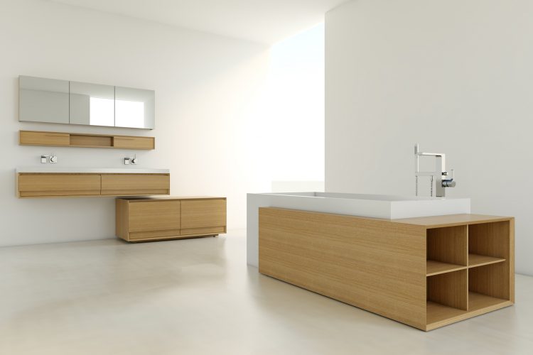 Storage for Cube Bathtub