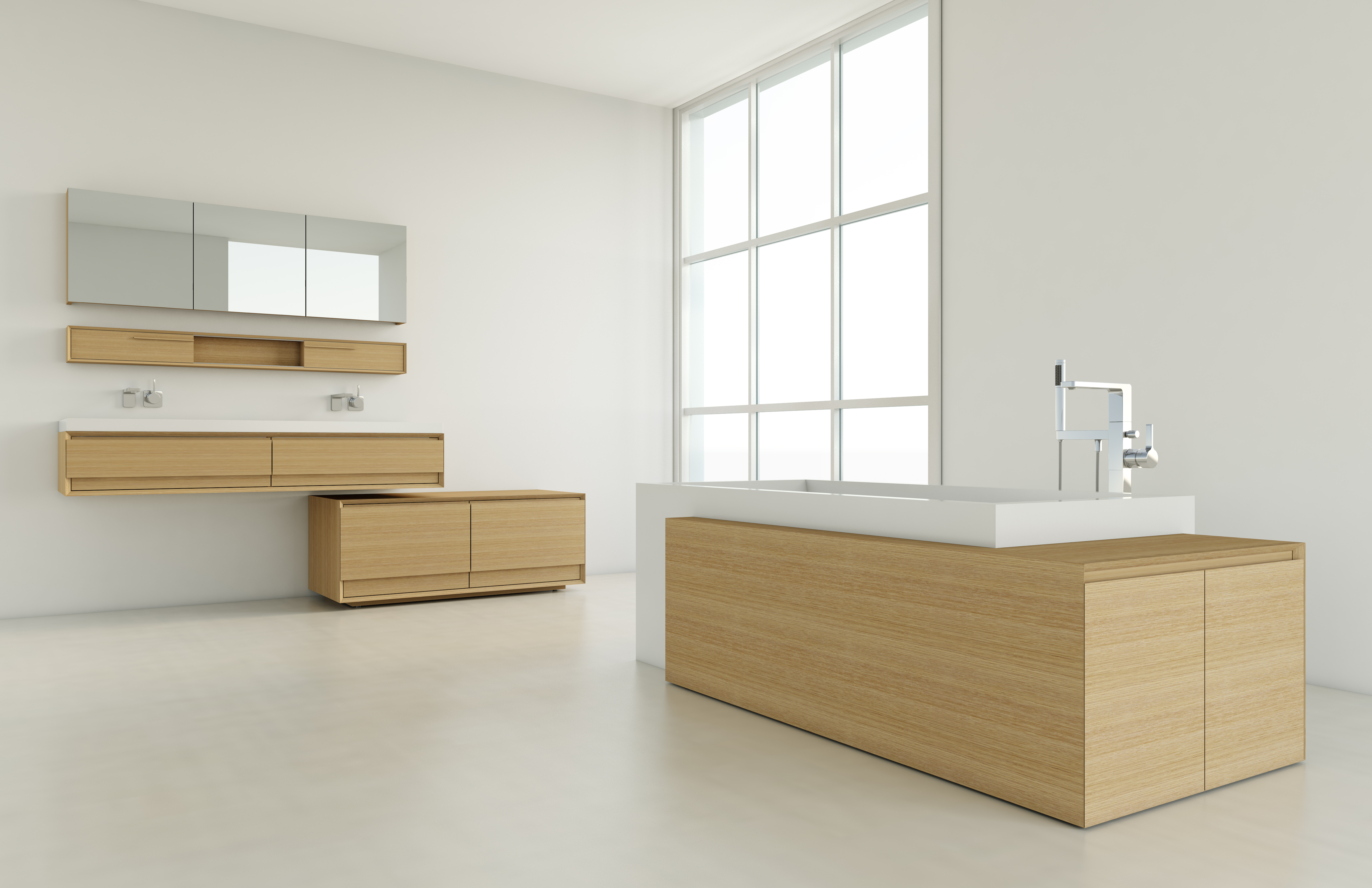 Storage for Cube Bathtub 3 Storage for Cube Bathtub