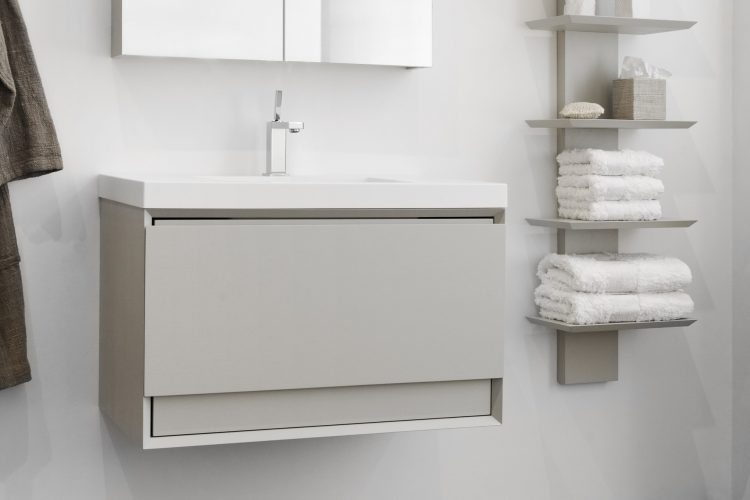 Alicante' 39.5 Single Vanity Cabinet, Glossy White, Radiant Gold – The  Lifestyle Lab