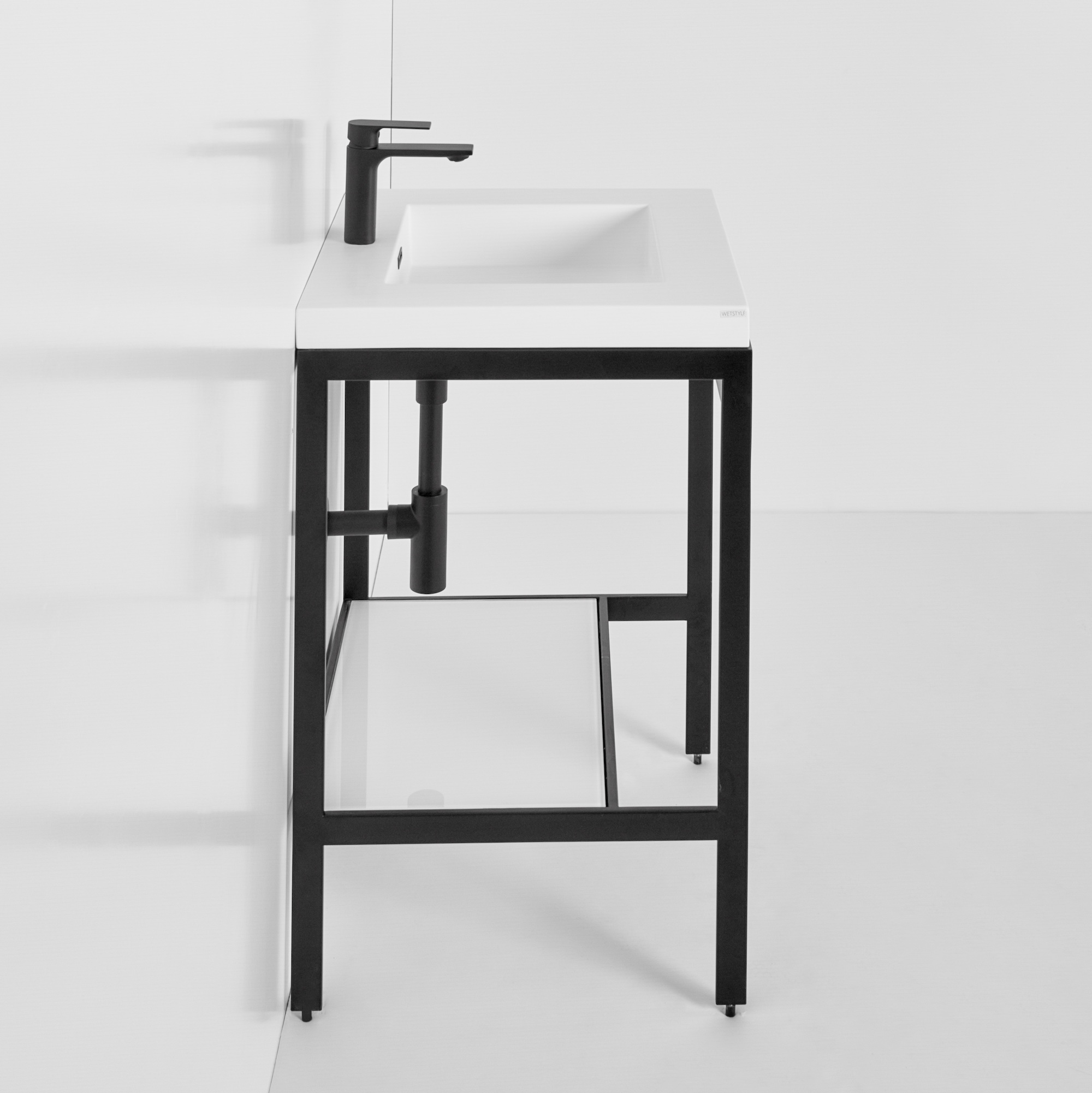 OTL-161_3 Single sink console final design steel frame
