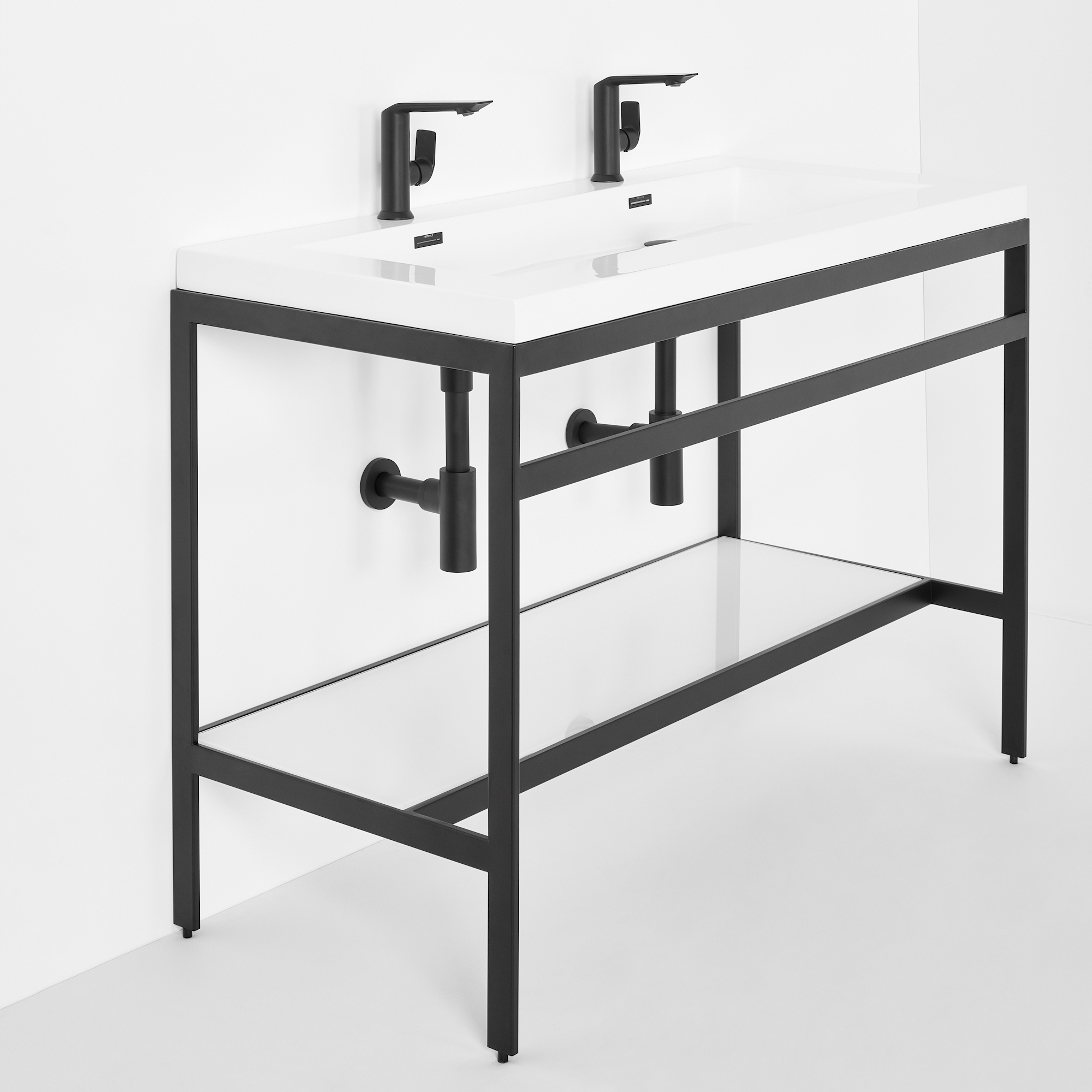OTL-167_2 Double sink console final design steel frame