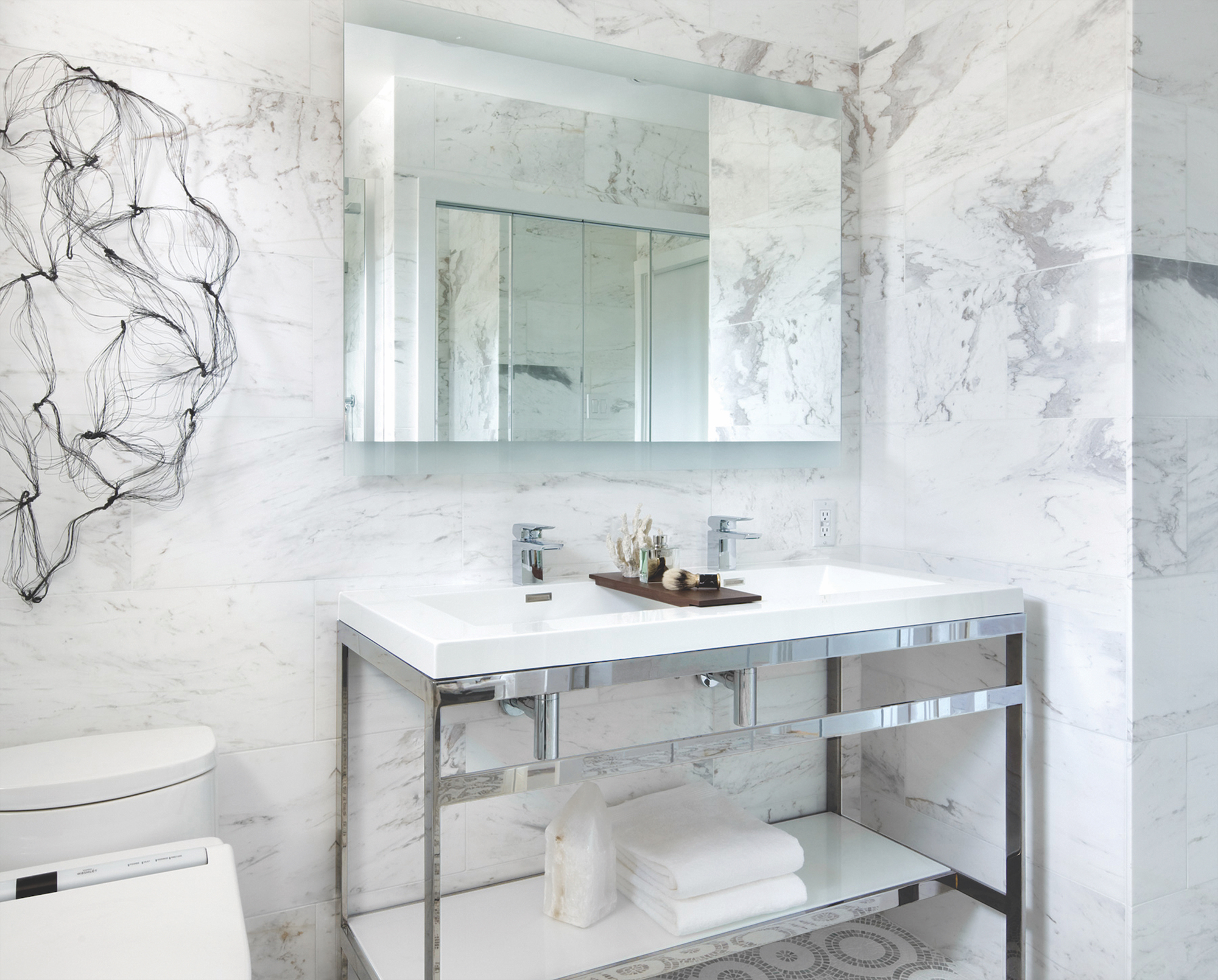 OTL-165_4 Bathroom sink console